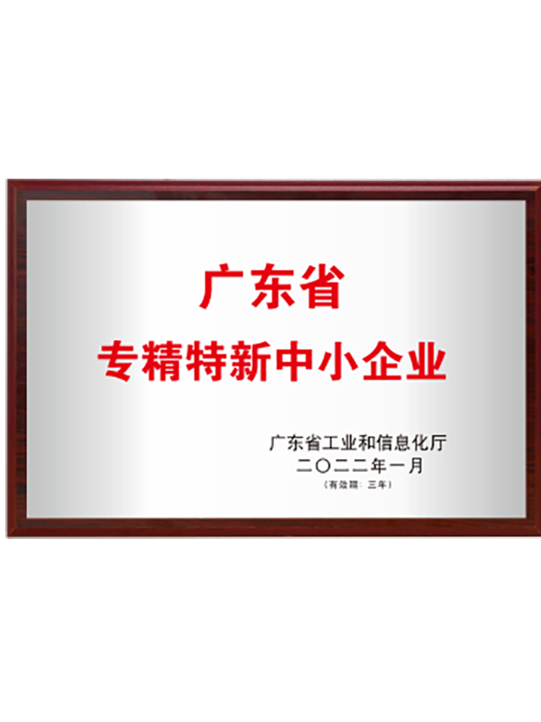 廣東省專精特新中小企業(yè)